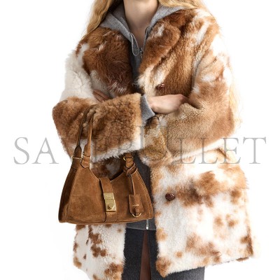 PRADA SMALL SUEDE TOTE BAG 1BG580 (26*18*12cm)